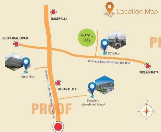  royal city Location Plan