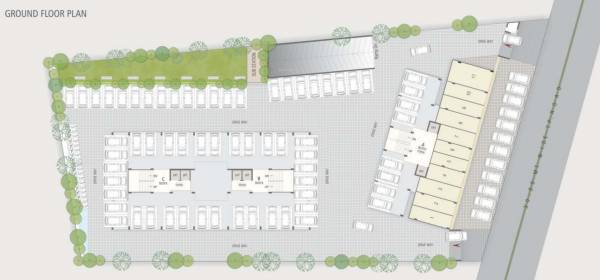  pratham-sky Block A, B AND C Cluster Plan For Ground Floor Plan