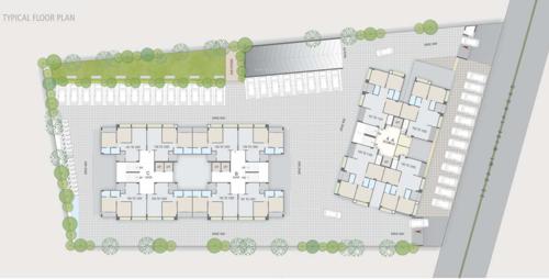  pratham-sky Block A, B AND C Cluster Plan from 1st to 12th Floor