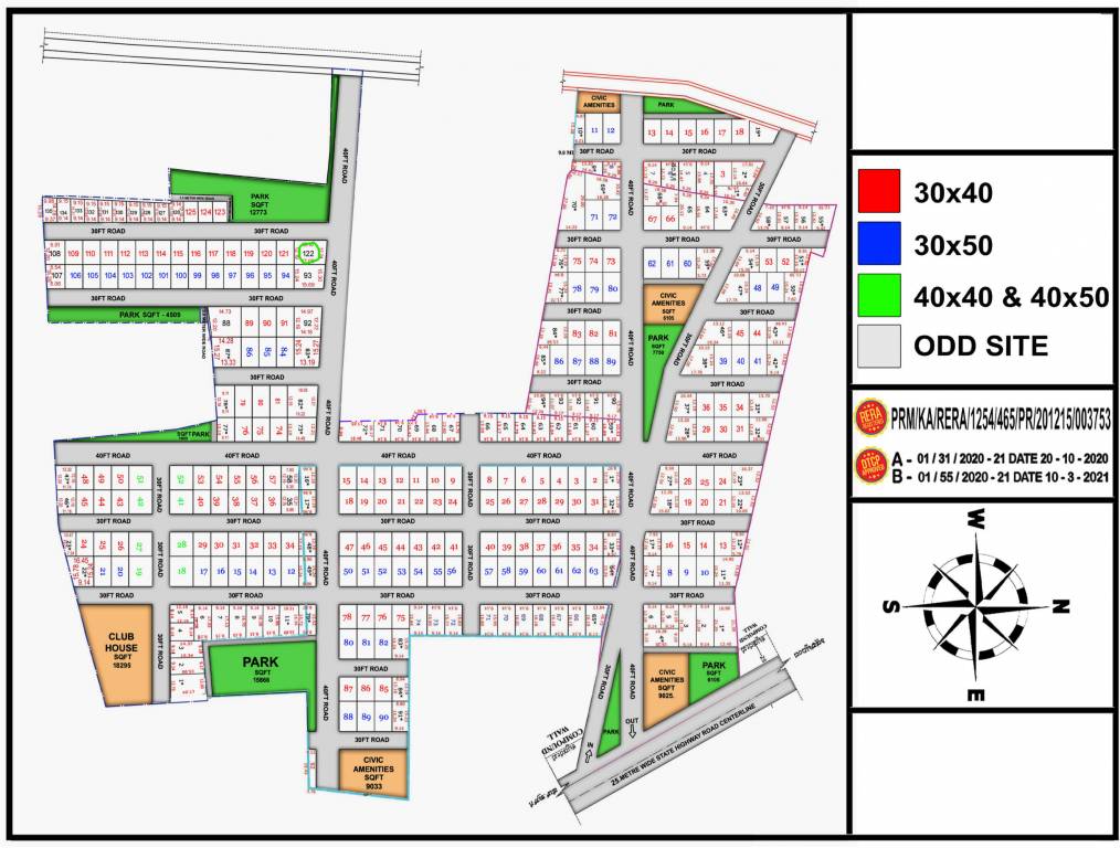  grevillea a block Layout Plan