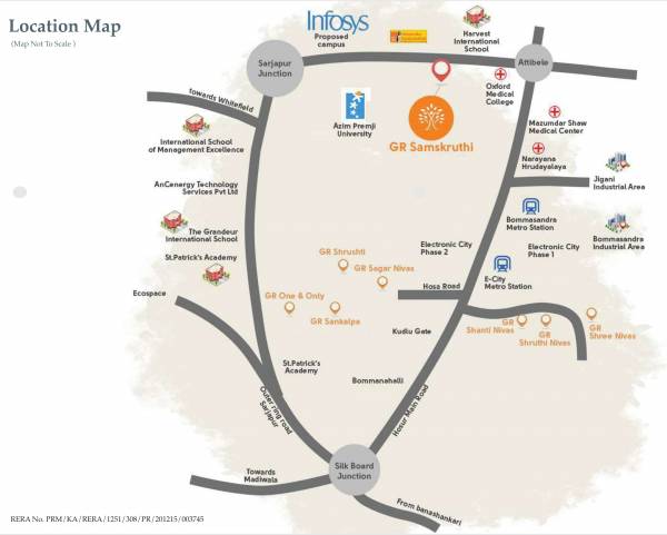  samskruthi Location Plan
