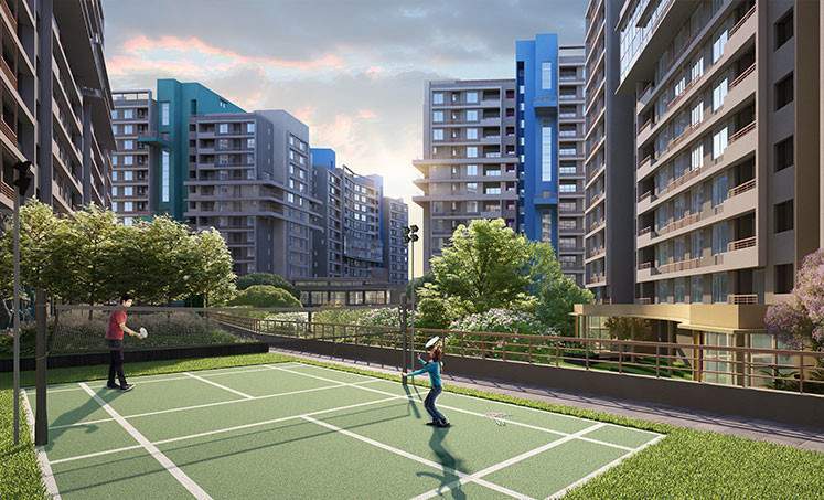 anandville phase ii Badminton Court