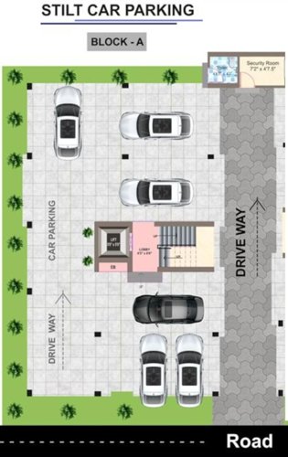  varsha-homes Varsha Homes Stilt Cluster Plan