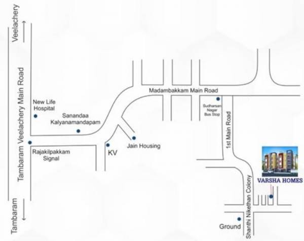  varsha-homes Location Plan