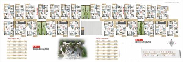  silver-oak Tower A, B Ground Cluster Plan
