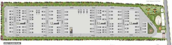  silver-oak Tower AB Cluster Plan for Stilt Floor