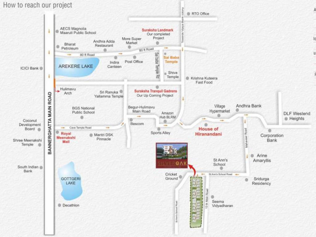  silver oak Location Plan