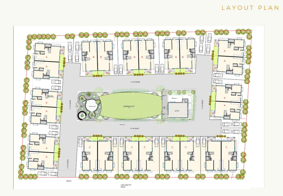  villa Layout Plan