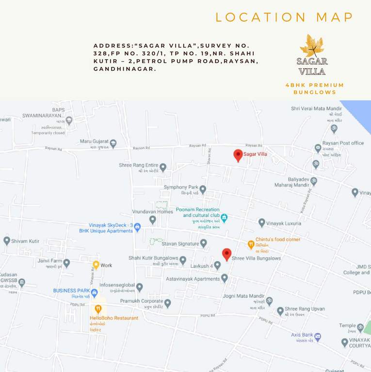  villa Location Plan