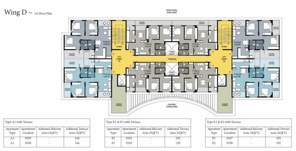  the-anand-ville Tower A Cluster Plan