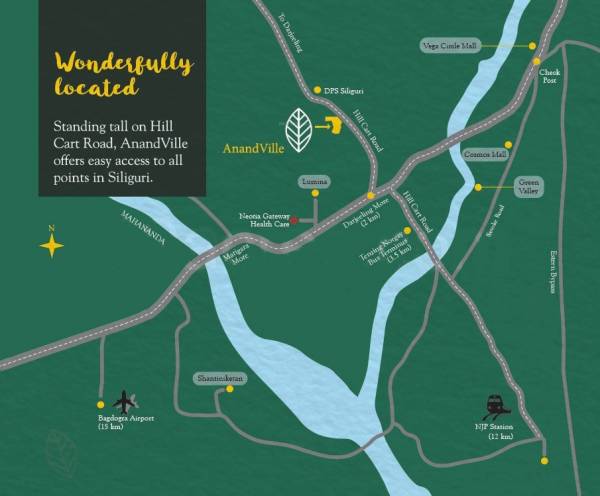  the-anand-ville Location Plan