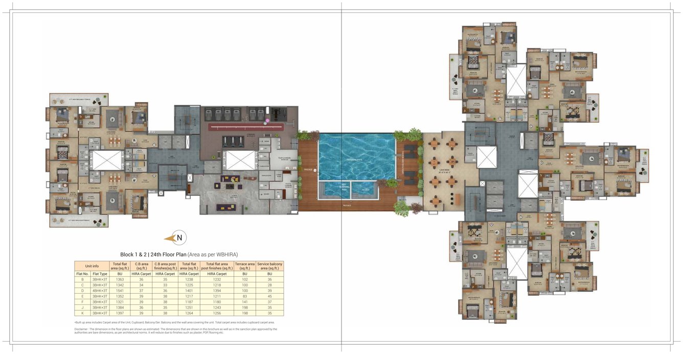  x Block 1 & Block 2 Cluster Plan