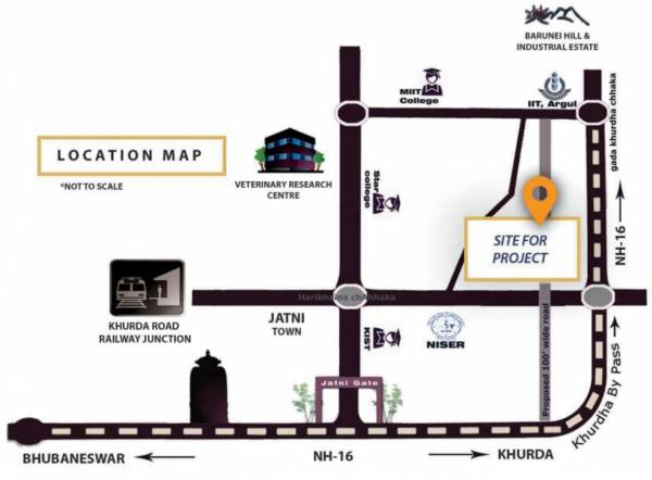  100-acres-ananta Location Plan