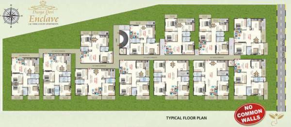  devi-enclave Tower A Cluster Plan from 1st to 4th Floor
