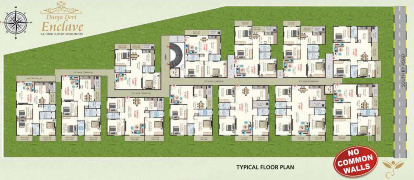  devi enclave Tower A Cluster Plan from 1st to 4th Floor