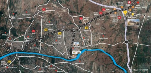  gg-town-wagholi-pune Location Plan