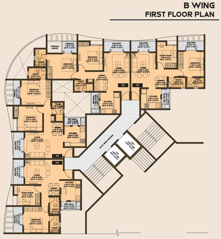  goodwill crescent Wing B Cluster Plan for 1st Floor