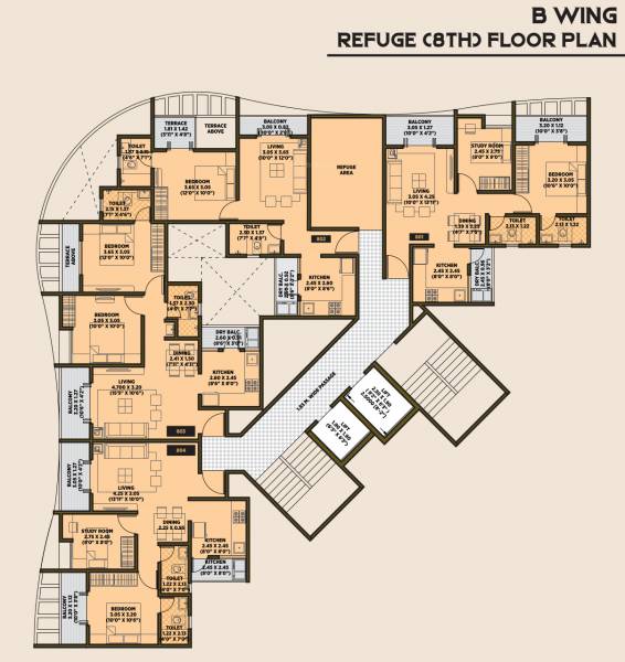  goodwill-crescent Wing B Cluster Plan for 8th Floor