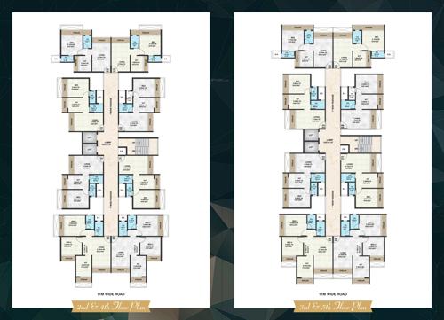  dnyaneshwari-residency Dnyaneshwari Residency Cluster Plan from 2nd to 5th Floor