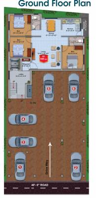  chenthur-flats Chenthur Flats Cluster Plan for ground Floor