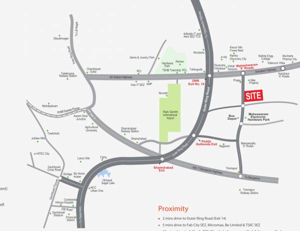  oakshir-villas Location Plan