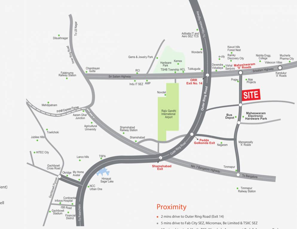  oakshir villas Location Plan