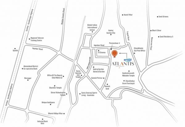  atlantis Location Plan