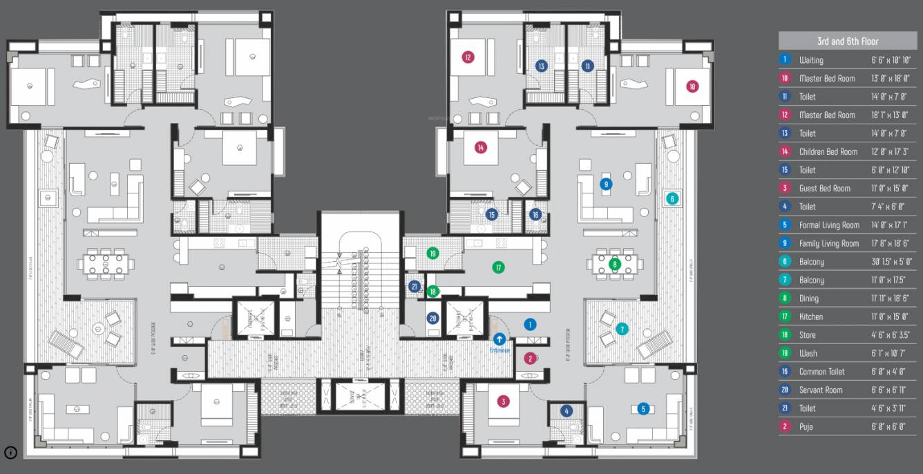  alphabet a Alphabet A Cluster Plan for 3rd And 6th Floor