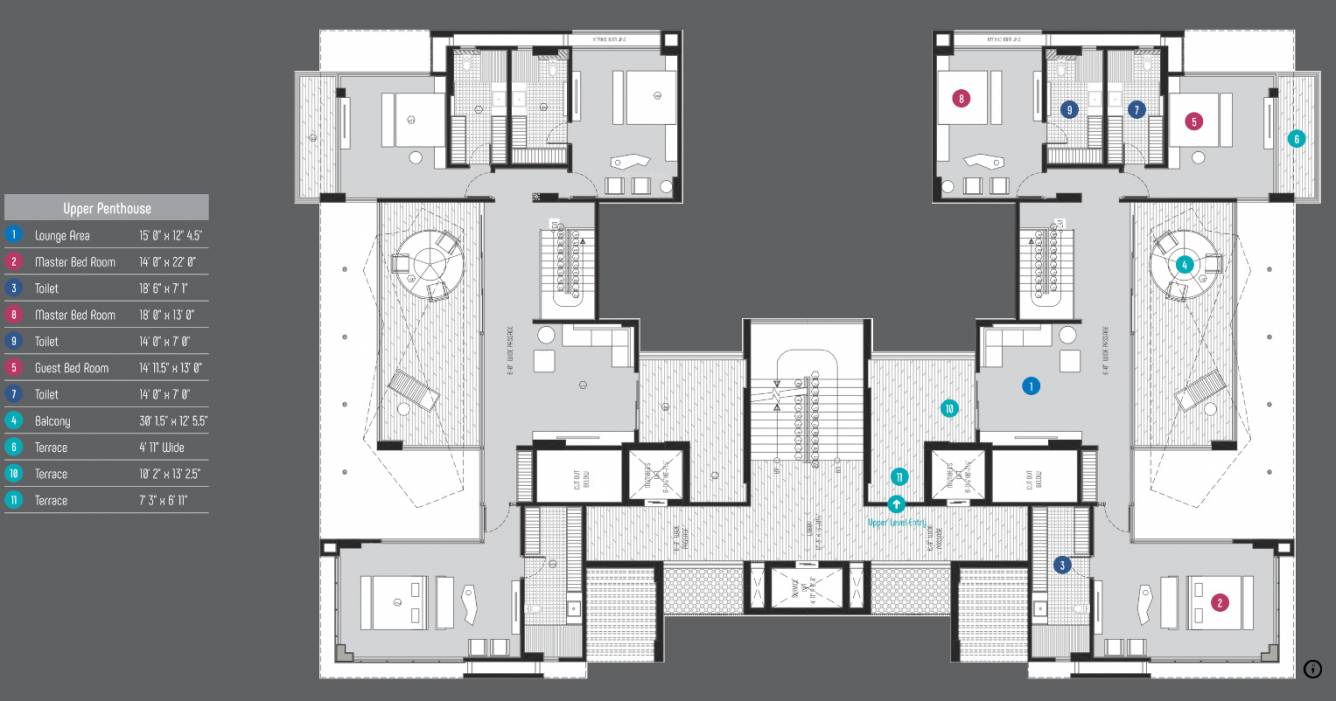  alphabet a Alphabet A Cluster Plan for Upper Pent House