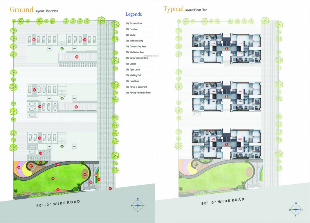 satva Block A Cluster Plan