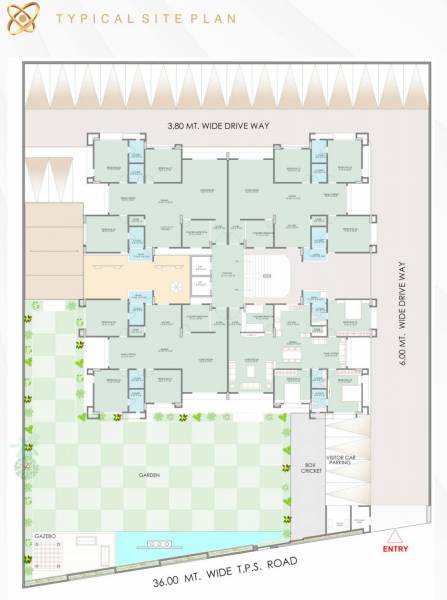 cosmos Tower A Cluster Plan from 1st to 13th Floor