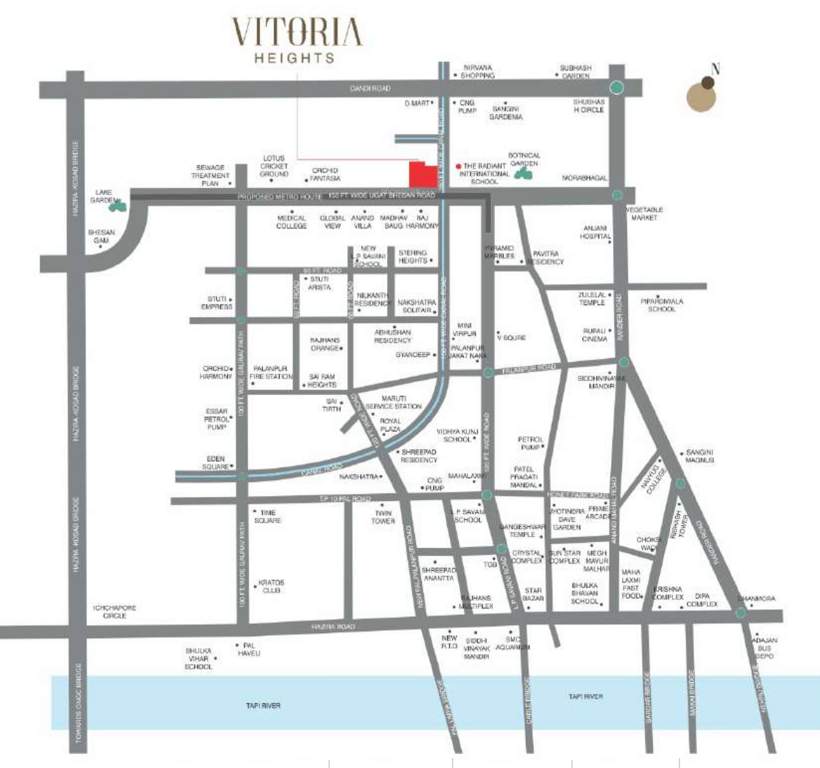  heights Location Plan