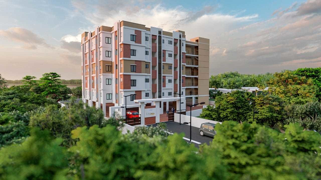 Elevation urban lake front Elevation