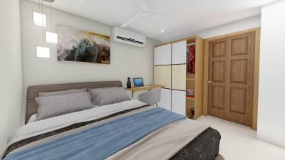  urban-lake-front Bedroom