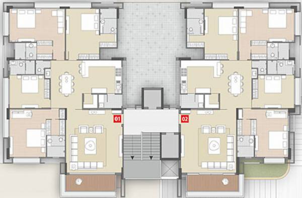 Emperia Cluster Plan From 1st To 12th Floor emperia Emperia Cluster Plan From 1st To 12th Floor