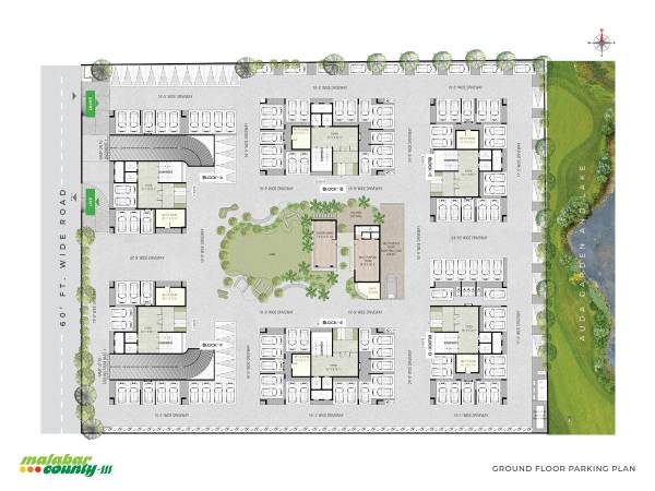  malabar-county-iii Block A Cluster Plan for ground Floor