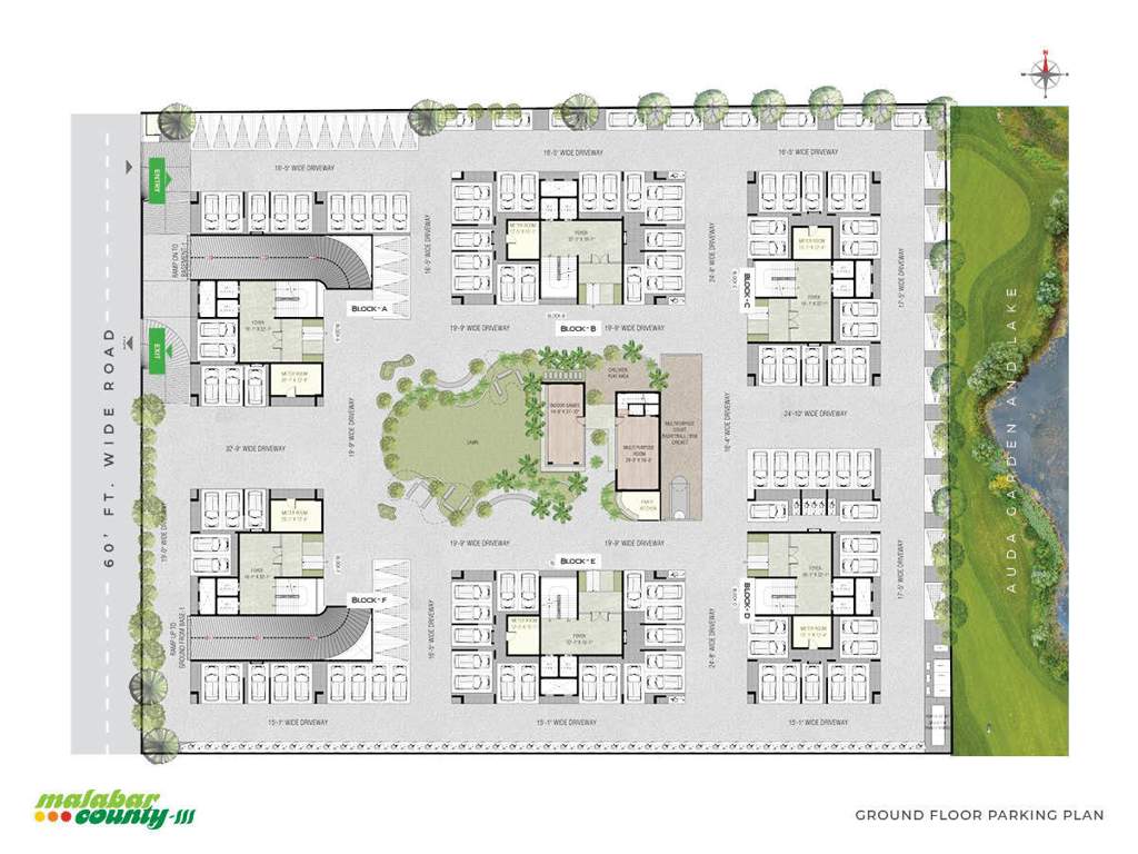  malabar county iii Block A Cluster Plan for ground Floor