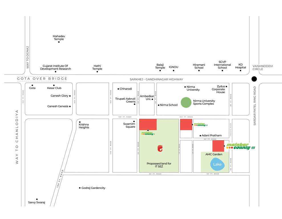 malabar county iii Location Plan