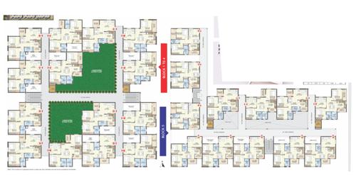  reliance-sunshine Reliance Sunshine Block - 1 Cluster Plan from 1st to 5th Floor