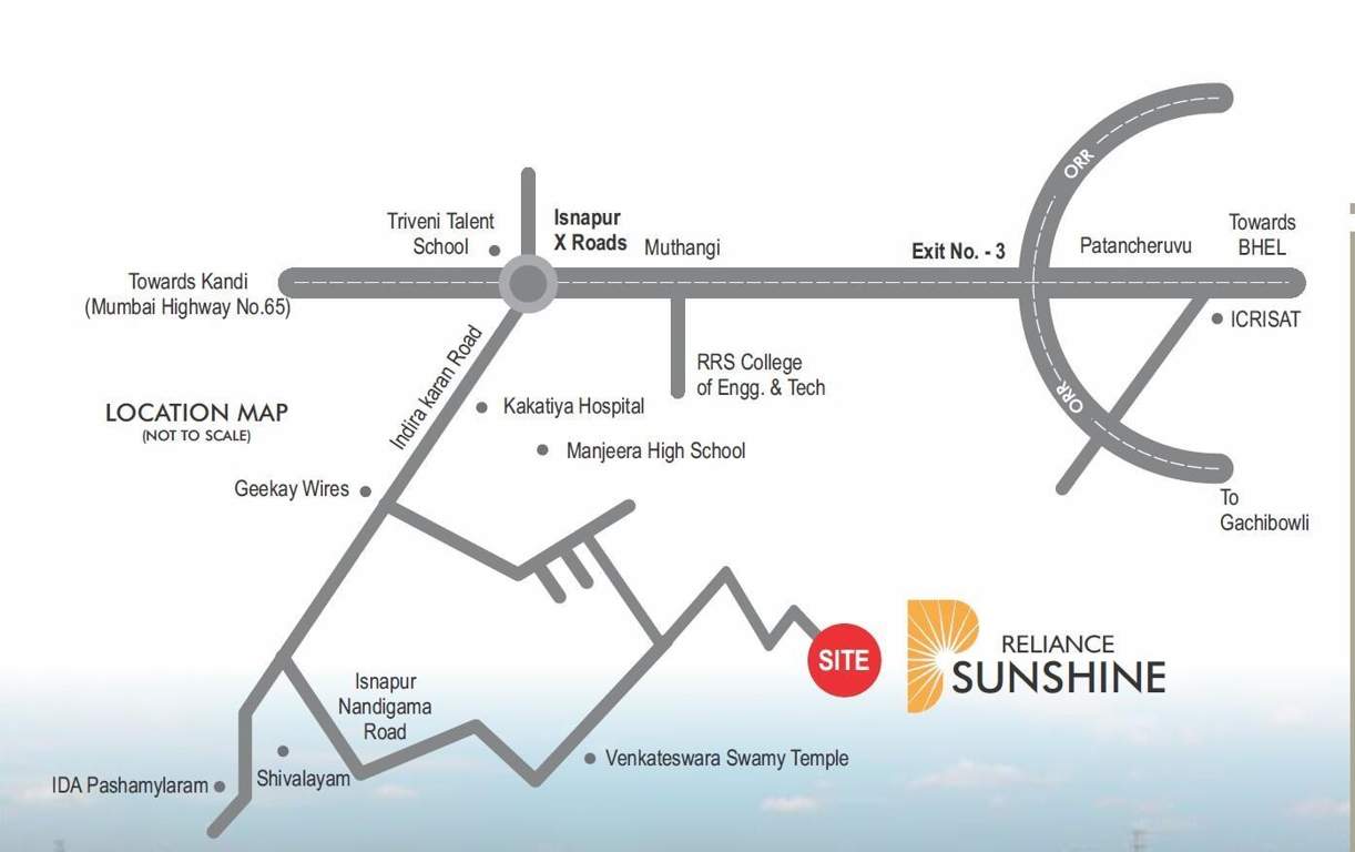  reliance sunshine Location Plan