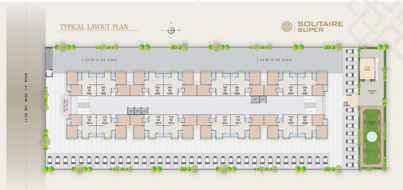  solitaire Layout Plan