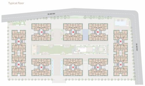  anavya-parmeshwar Block A, B, C, D, E, F, G, H, I And J Cluster Plan for Typical Floor