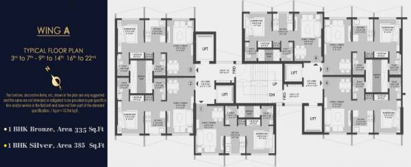  amann-highland-park Tower A Cluster Plan
