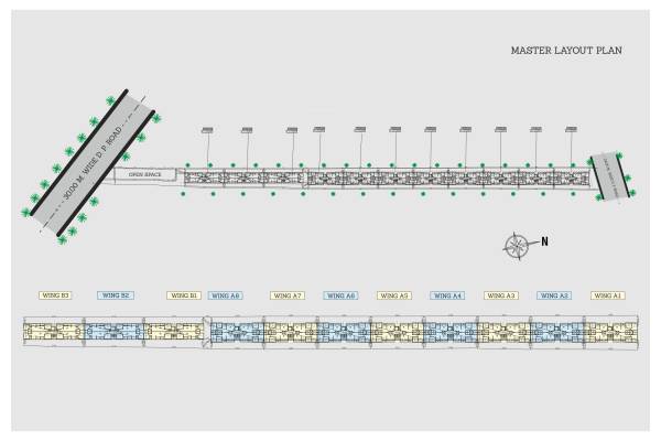 masterPlan of Rigved Uptown Phase I