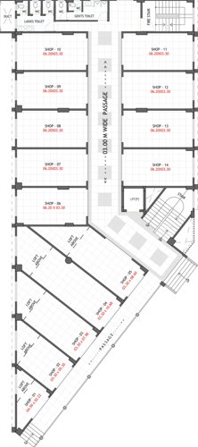  harmony-commercial-centre Commercial Cluster Plan For Ground Floor