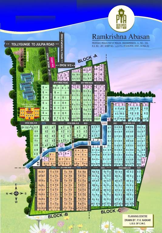  ramkrishna abasan Layout Plan