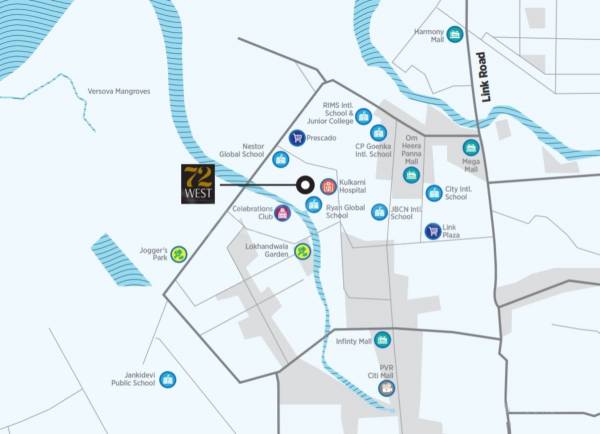  72-west Location Plan