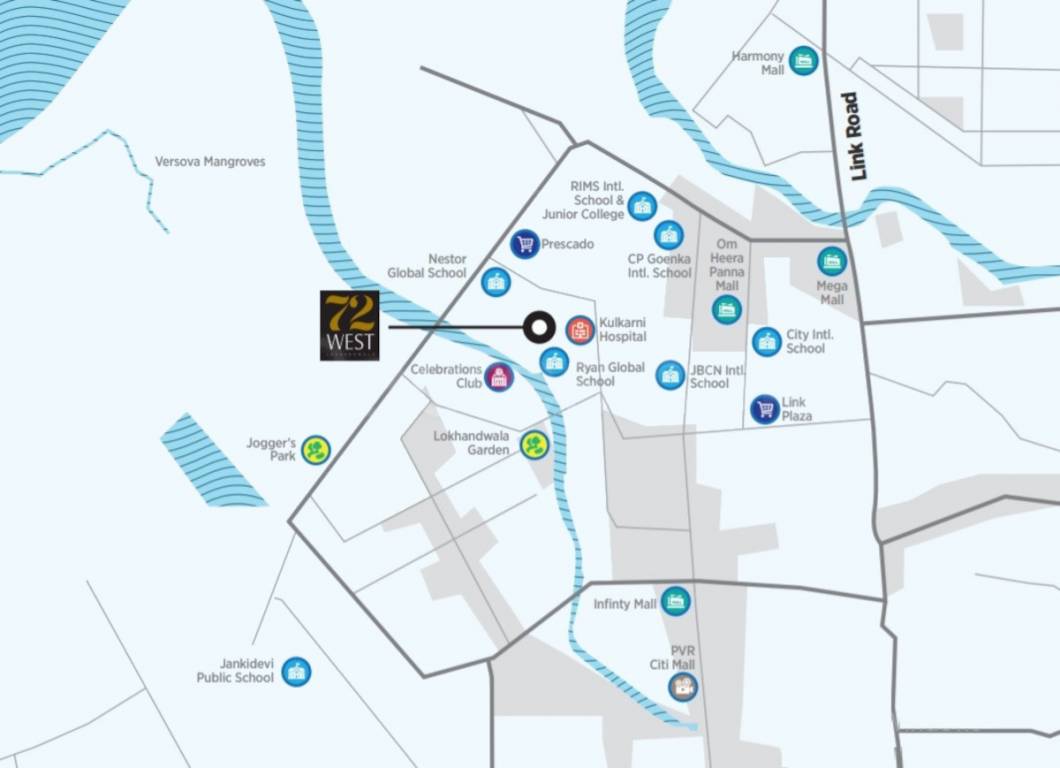  72 west Location Plan