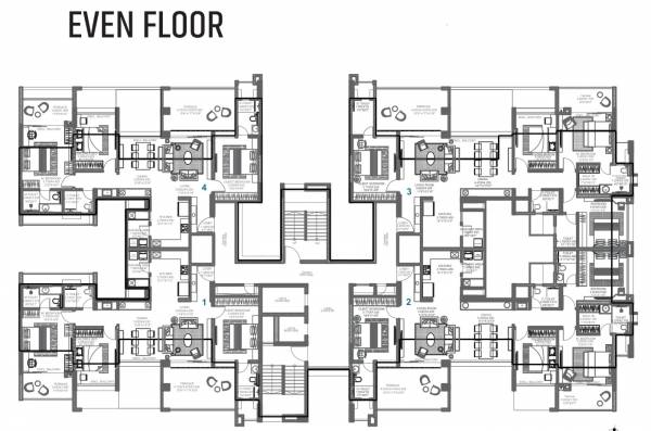 Aspiree Phase IV Cluster Plan for Even Floor aspiree-phase-iv Aspiree Phase IV Cluster Plan for Even Floor