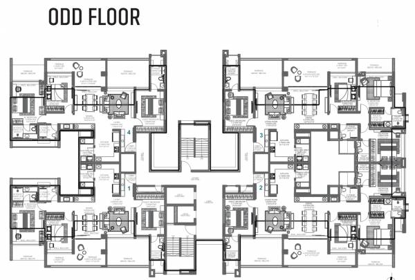 Aspiree Phase IV Cluster Plan for Odd Floor aspiree-phase-iv Aspiree Phase IV Cluster Plan for Odd Floor